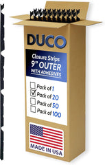 Foam Closure Strips for Metal Roofing Panels With Adhesive