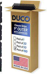 Foam Closure Strips for Metal Roofing Panels With Adhesive