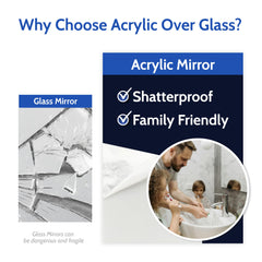Gold/Silver Acrylic Mirror 1/8"