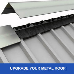 Foam Closure Strips for Metal Roofing Panels (20 Pack)