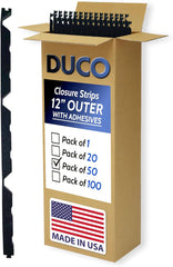 Foam Closure Strips for Metal Roofing Panels With Adhesive