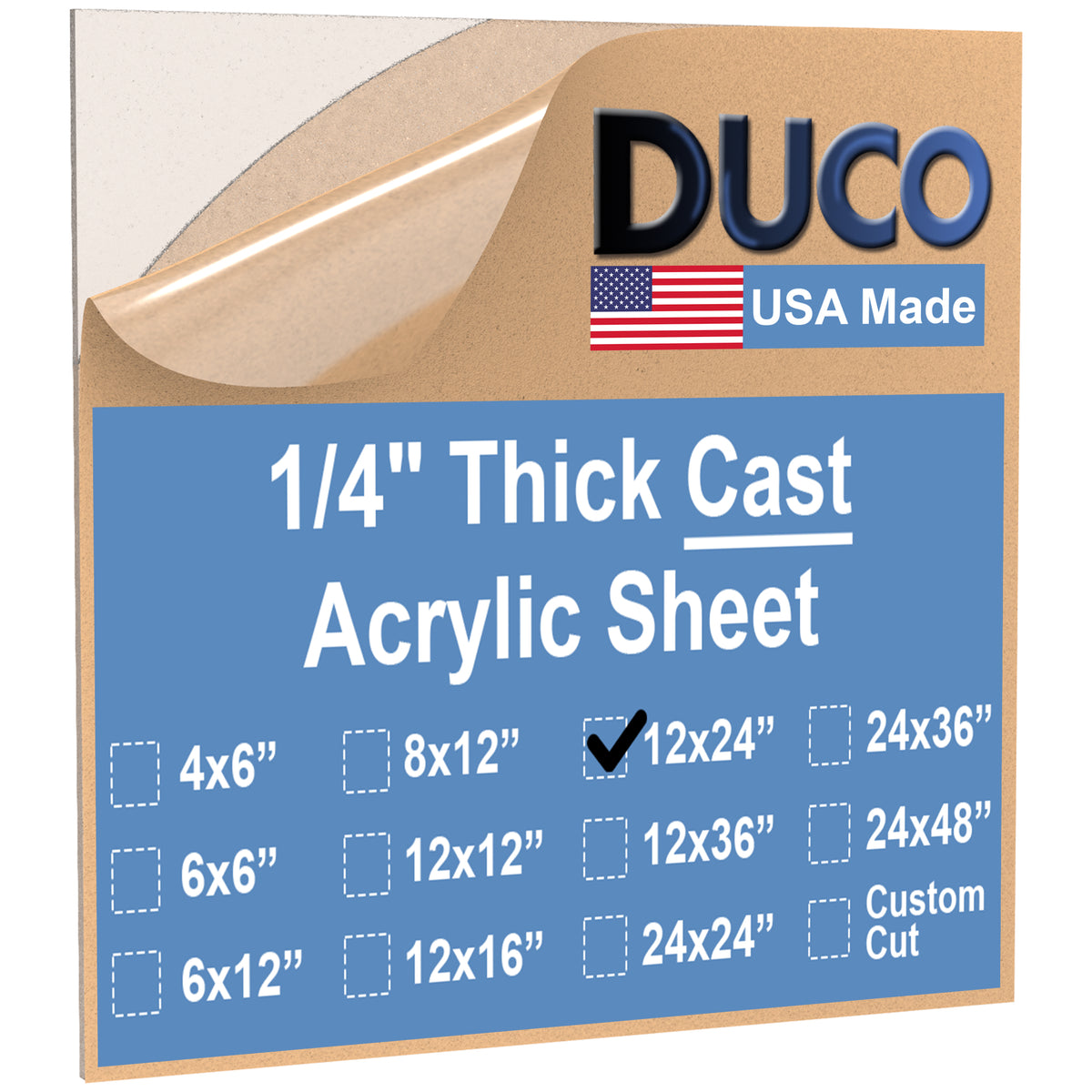 Clear Cast Acrylic Sheet