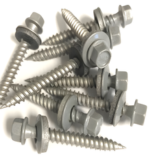 #9-15 WoodZipSS-A Aluminum Panel Fastener - 304 Stainless Steel / DMG85 Coating, 1/4" HWH (250 pcs)