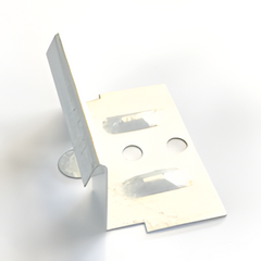 Snaplock Panel Clip - 1" Snaplock Econo QSL LD - Galvanized, Galvanized/Silver (250 pcs)