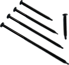 #15-13 Dek*Zip XHD Low Slope Fastener - Carbon Steel / 1000hr Black Coating, PH3, SD1 (250 pcs)
