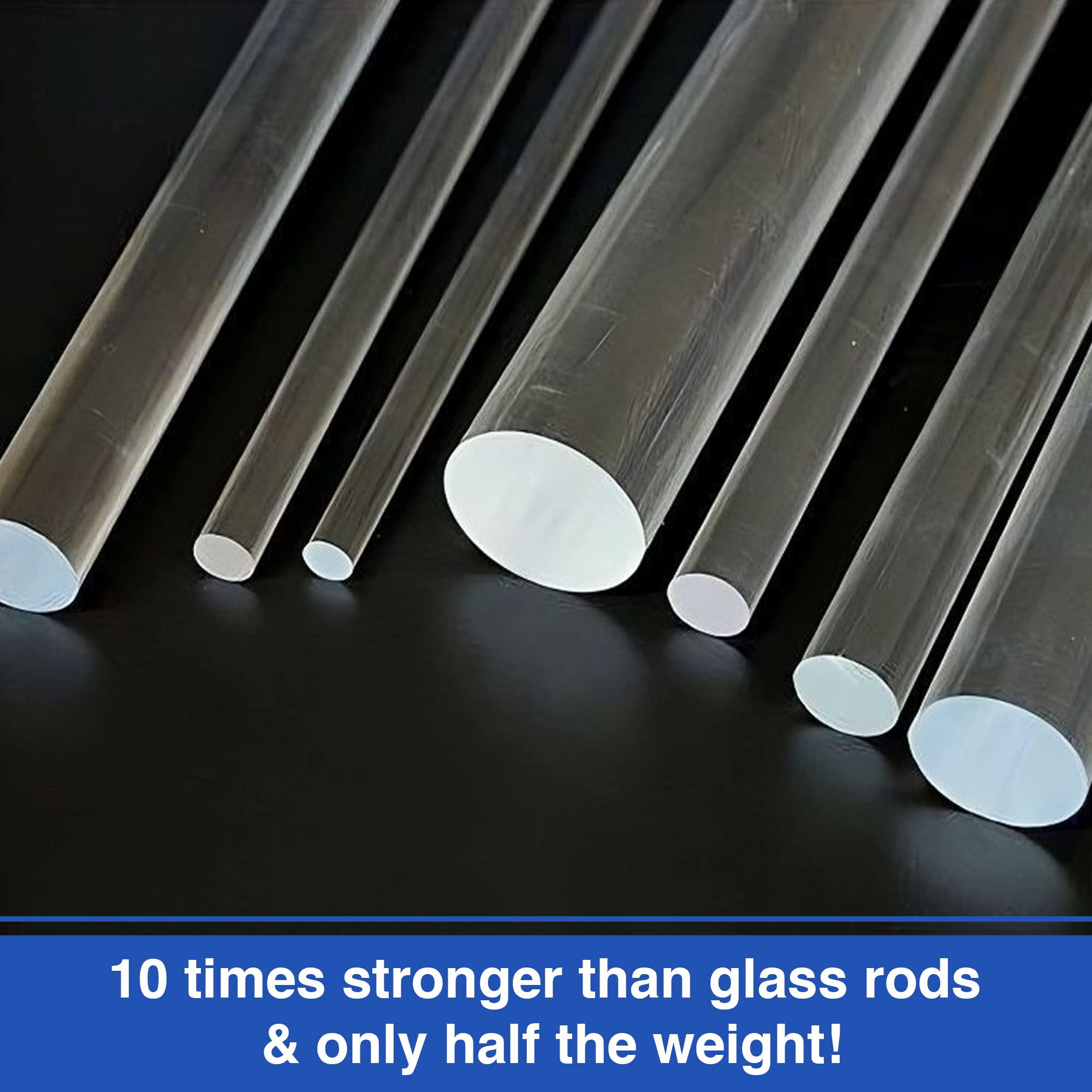 Clear Acrylic Rods