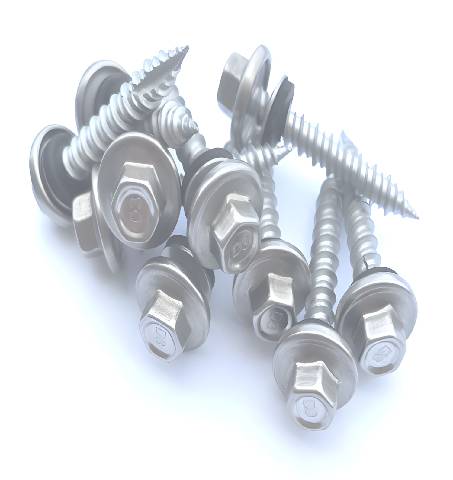 #12 WoodZip SCAMP 5/16" Cap Head - 304SS - 304SS Head / C1022 Body / DMG85 Coating, 5/16" CHWH, TP-17, Silver (250 pcs)