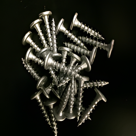 #10 Panclip MTW 1000hr Miami-Dade - Carbon Steel / DMG85 Coating, SQ2, TP-17, Silver (250 pcs)