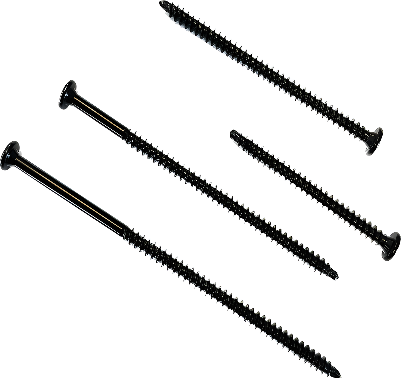 #14-10 Dek*Zip HD Low Slope Fastener - Carbon Steel / 1000hr Black Coating, PH3, SD1 (250 pcs)
