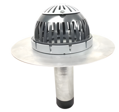 Aluminator Aluminum Retrofit Drain - Cast Aluminum Ring, Mill (1 pc)