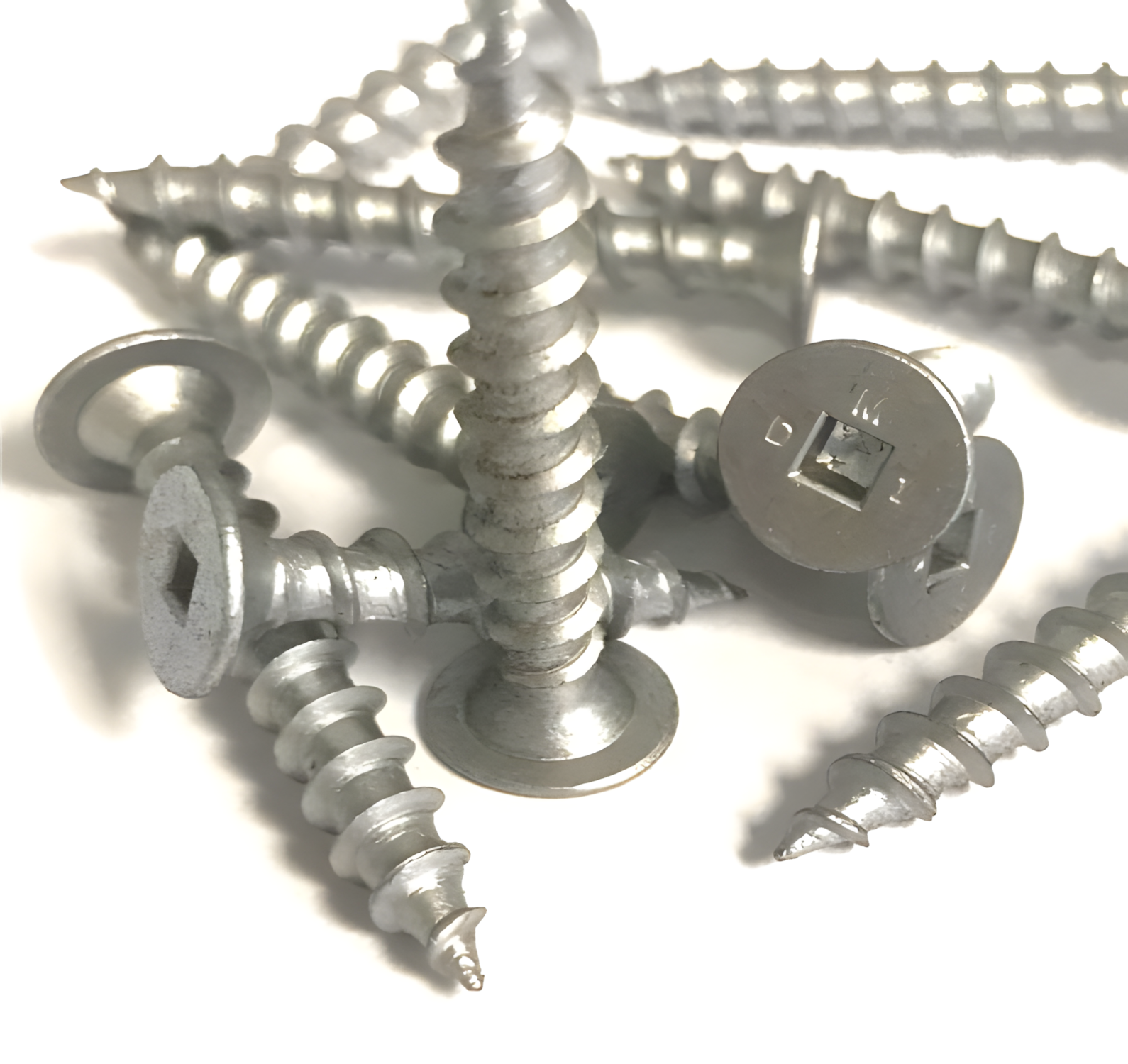 Panclip XLP Wafer Head Fastener - Carbon Steel / DMG85 Coating, SQ2 Wafer, Sharp/TP-17, Silver (250 pcs)