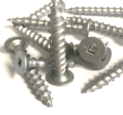 Panclip XLP Wafer Head Fastener - Carbon Steel / DMG85 Coating, SQ2 Wafer, Sharp/TP-17, Silver (250 pcs)