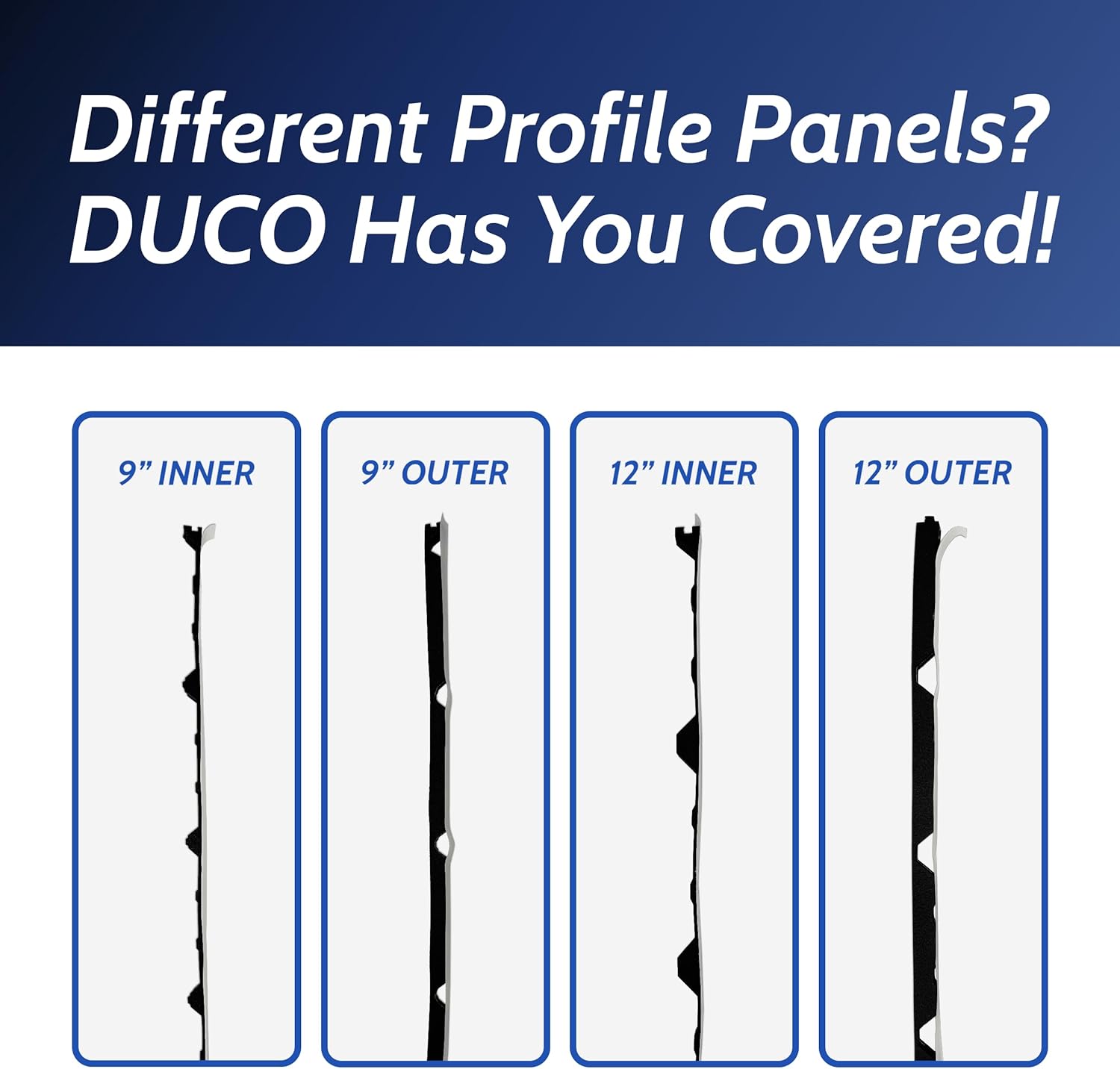 Foam Closure Strips for Metal Roofing Panels With Adhesive