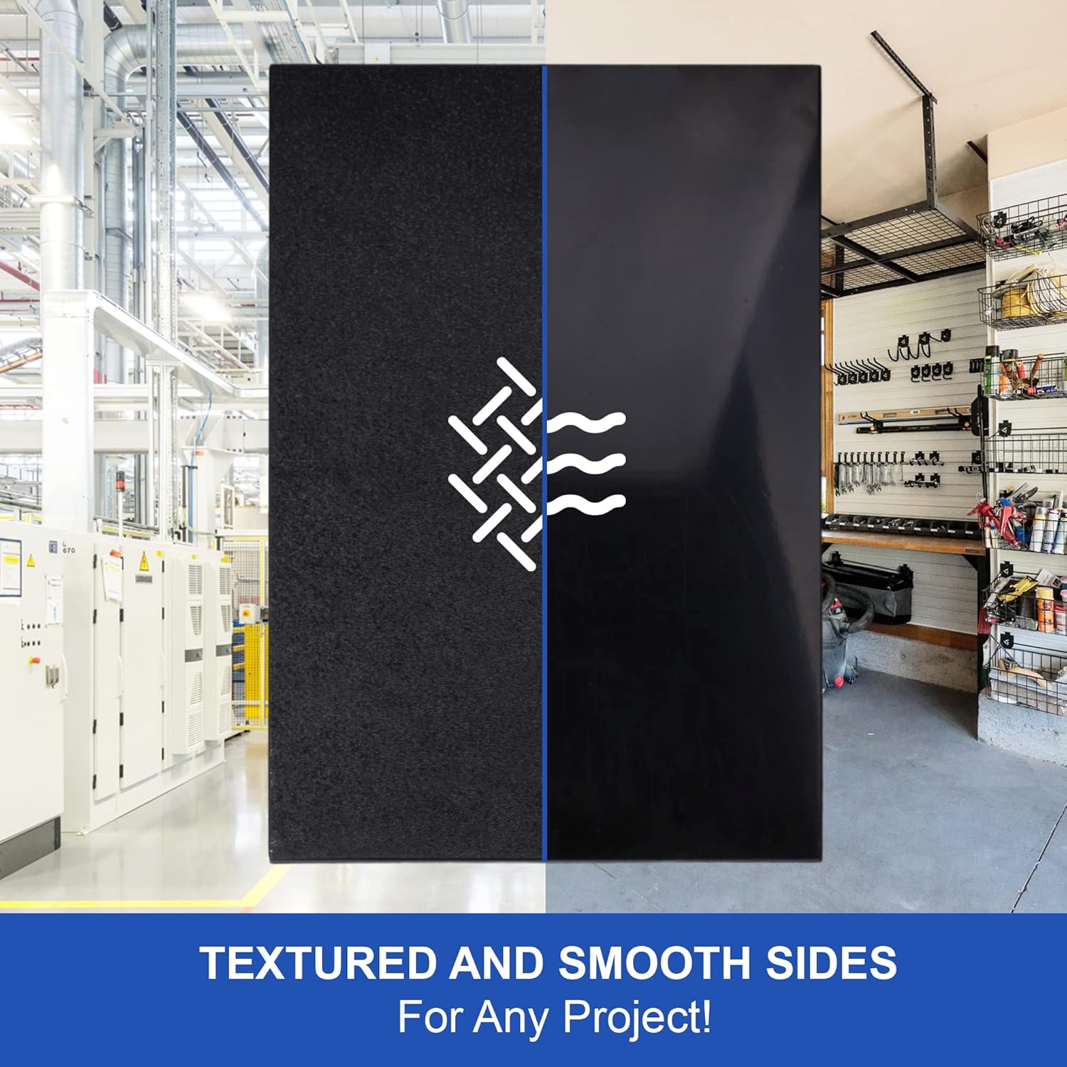 Custom Cut to Size ABS Plastic Sheets 1/4 Inch Thick - Black, Heat Moldable, Rigid, Thermoplastic ABS Boards - 1/4 Plastic Sheets for DIY Home Decor, Automotive, & Structural Crafts